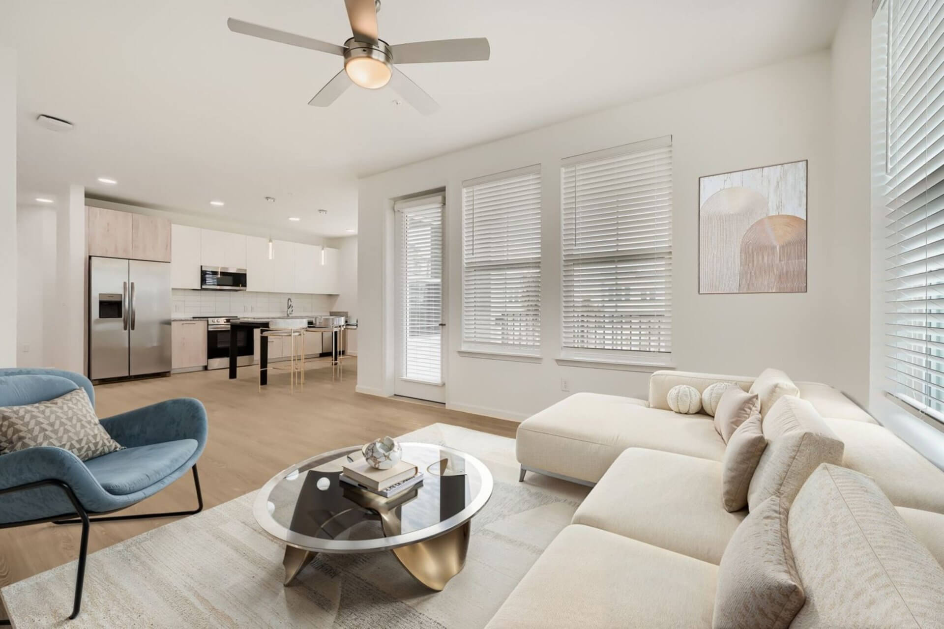 Modern apartment interior at Tides at Palm Bay